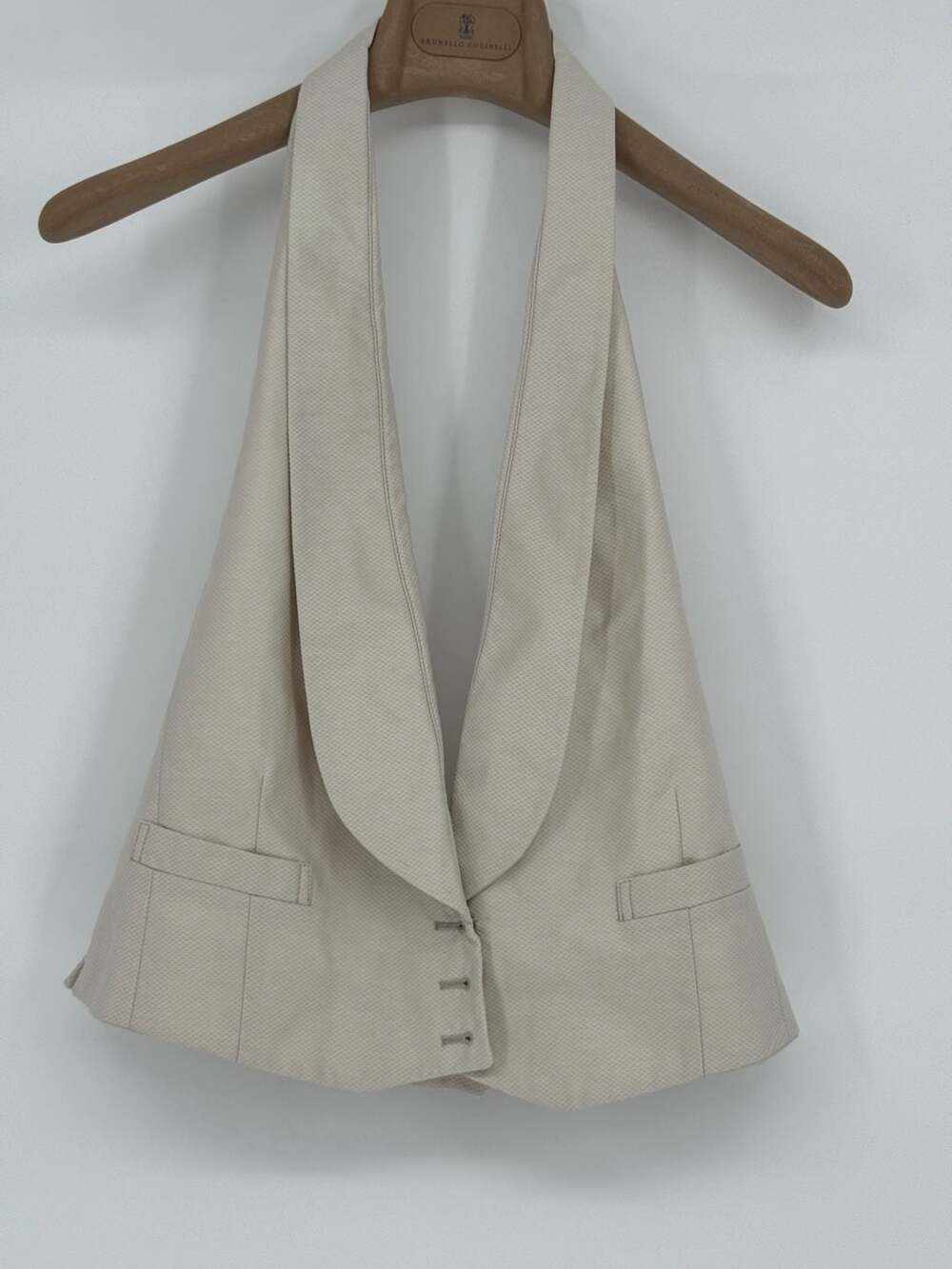 Dries Van Noten Silk-Blend Halter Vest Waistcoat Size 38